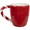 Clayre & Eef 6CEMU0158 Taza Gingerbread Rojo-Blanco 325ml 14x9x10cm