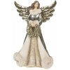 Clayre & Eef 6PR3958GG Ángel figura decorativa 15x10x24 cm