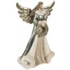 Clayre & Eef 6PR3958GG Ángel figura decorativa 15x10x24 cm