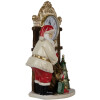 Clayre & Eef 6PR4180 Decoración Reloj Papá Noel 15x7x22 cm