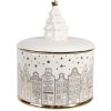 Clayre & Eef 6CE1736 Recipiente con tapa Ø 15x19 cm