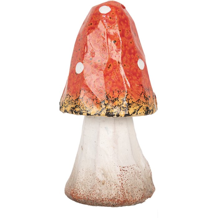Clayre & Eef 6CE1750 Decoración Champiñón Ø 6x11 cm