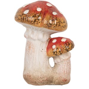 Clayre & Eef 6CE1752 Decoración Setas 8x8x12 cm