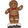 Clayre & Eef 6CE1769 Decoración hombre de jengibre 10x5x15 cm