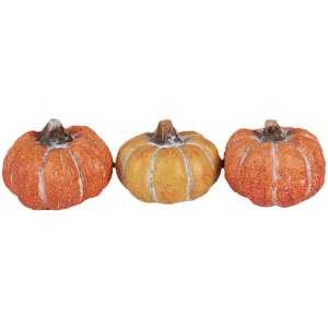 Clayre & Eef 6CE1781 Decoración Calabaza Set 3...