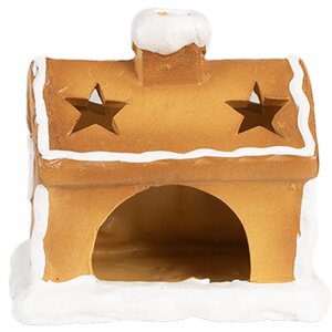 Clayre & Eef 6CE1804 Portacandelitas casa 11x8x10 cm