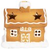 Clayre & Eef 6CE1804 Portacandelitas casa 11x8x10 cm