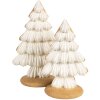 Clayre & Eef 6PR4242 Decoración Árbol de Navidad 13x10x21 cm