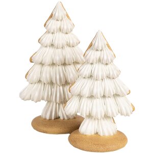 Clayre & Eef 6PR4243 Decoración Árbol de Navidad 17x11x26 cm