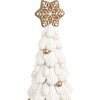 Clayre & Eef 6PR4246 Decoración Árbol de Navidad Ø 13x26 cm