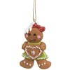 Clayre & Eef 6PR4331 Colgante decorativo Hombre de jengibre 5x1x8 cm