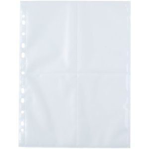 Fundas para tarjetas postales lámina transparente 10x15 (wpk) 10 uds.