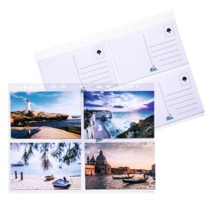 Fundas para tarjetas postales lámina transparente 10x15 (wpk) 10 uds.