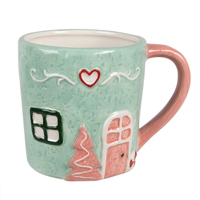 Clayre & Eef 6CEMU0156 Taza 13x9x9 cm 350 ml