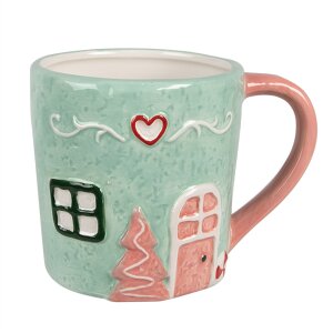 Clayre & Eef 6CEMU0156 Taza 13x9x9 cm 350 ml