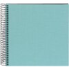 Goldbuch álbum espiral Bella Vista Aqua 20x20 cm 40 páginas lino negro