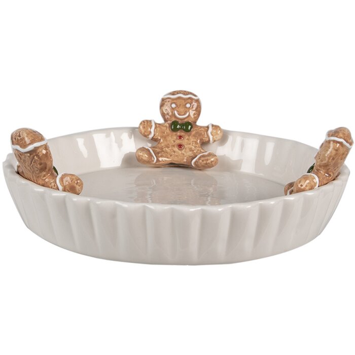 Clayre & Eef 6CE1857W Bol Ø 23x3 / 7 cm