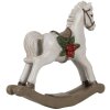 Clayre & Eef 6PR4171 Decoración Caballo balancín 17x5x16 cm