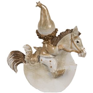 Clayre & Eef 6PR4231 Decoración gnomo 10x3x11 cm