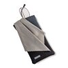 Bolsa de neopreno para gafas Carson con paño de microfibra negro gris