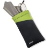 Bolsa de neopreno para gafas Carson con gamuza de microfibra - gris/verde