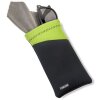 Bolsa de neopreno para gafas Carson con gamuza de microfibra - gris/verde
