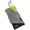 Bolsa de neopreno para gafas Carson con gamuza de microfibra - gris/verde