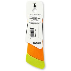 Carson FA-30(AS) Llavero Flotante Naranja Amarillo Neopreno