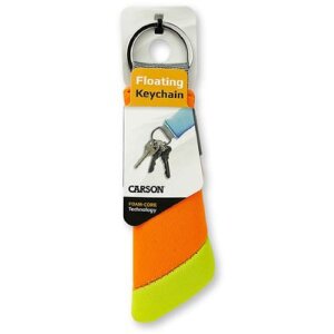 Carson FA-30(AS) Llavero Flotante Naranja Amarillo Neopreno