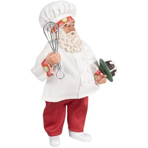Clayre & Eef 65584 Decoración Papá Noel 17x11x27 cm