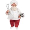 Clayre & Eef 65584 Decoración Papá Noel 17x11x27 cm