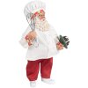 Clayre & Eef 65584 Decoración Papá Noel 17x11x27 cm