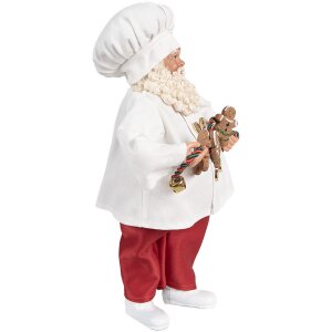 Clayre & Eef 65585 Decoración Papá Noel 17x12x27 cm