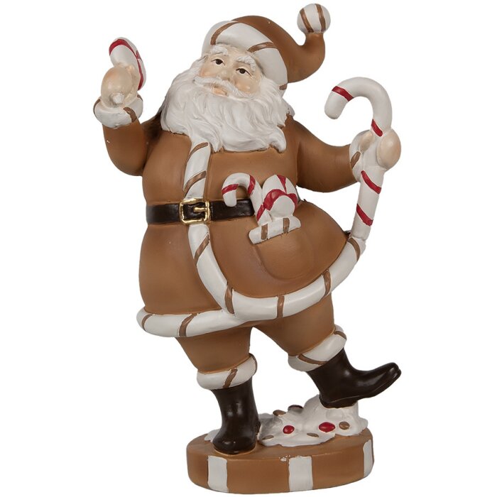 Clayre & Eef 6PR4276 Decoración Papá Noel 12x9x20 cm
