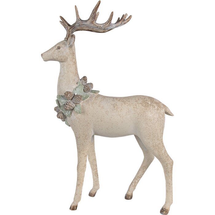 Clayre & Eef 5PR0139 Decoración Ciervo 32x14x49 cm