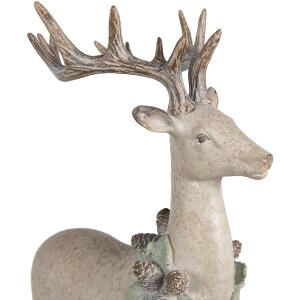 Clayre & Eef 5PR0139 Decoración Ciervo 32x14x49 cm