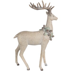Clayre & Eef 5PR0139 Decoración Ciervo 32x14x49 cm