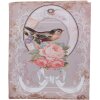 Clayre & Eef Storage Box Set 3 Piezas Rosa Blanco Madera Retro Vintage