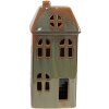 Clayre & Eef 6CE1797 Decoración Casa LED Verde Porcelana 7x6x15 cm