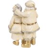 Clayre & Eef Decoración Papá Noel y Papá Noel Beige 11x8x16 cm