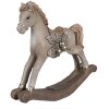 Clayre & Eef 6PR4170 Decoración Caballo balancín 17x5x16 cm