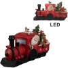 Clayre & Eef 6PR4178 Decoración Locomotora Papá Noel LED 19x7x10 cm