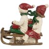 Clayre & Eef 6PR4182 Decoración niños en trineo 12x6x11 cm