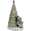 Clayre & Eef 6PR4190 Decoración Ratón familia LED 12x10x17 cm