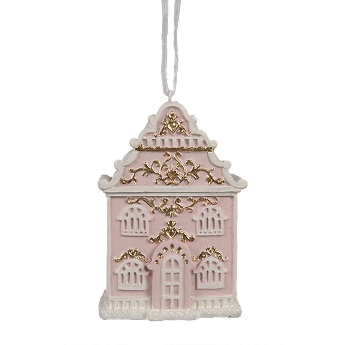 Clayre & Eef 6PR4205 Decoración Colgante Casa 6x4x9 cm