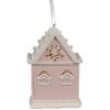 Clayre & Eef 6PR4205 Decoración Colgante Casa 6x4x9 cm