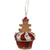 Clayre & Eef 6PR4208 Galleta de suspensión Ø 5x8 cm