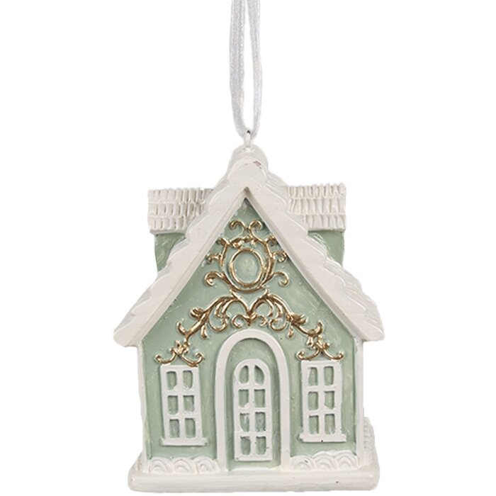 Clayre & Eef 6PR4214 Decoración Colgante Casa 6x4x8 cm