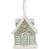 Clayre & Eef 6PR4214 Decoración Colgante Casa 6x4x8 cm