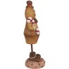 Clayre & Eef 6PR4271 Decoración hombre de jengibre 10x8x23 cm